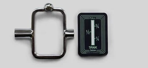 DEHNE FUEL GAUGE FACEPLATE AND BEZEL FRAME REPLACEMENT LHD - Foto 1 di 8