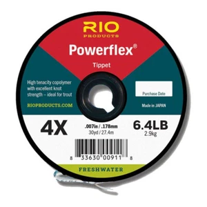 Rio Powerflex Tippet 30yd punta copolimero e guida mosca lenza da pesca - Foto 1 di 1