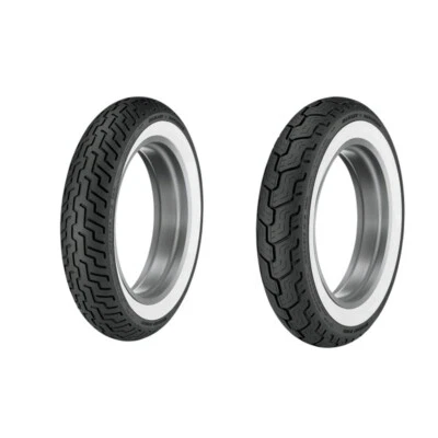 Juego de neumáticos de moto Dunlop D402 WW delanteros MT90B16 traseros MU85B16 Harley-Davidson Foto 1 de 3