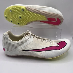 Nike Zoom Rival Sprint Men's Size 10.5 Track Field Spikes White Pink DC8753-101 - Picture 1 of 6