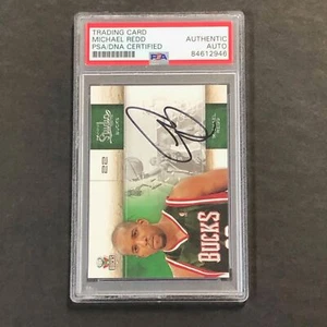 2010 Panini Studio #88 Michael Redd Signed Card AUTO PSA/DNA Encapsulated Milwau - Picture 1 of 2