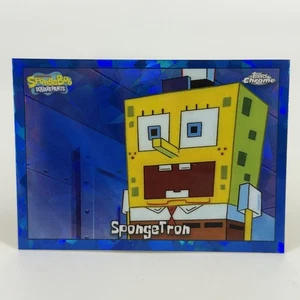 2025 Topps Chrome SpongeBob SquarePants Sapphire SpongeTron #39 - Picture 1 of 2