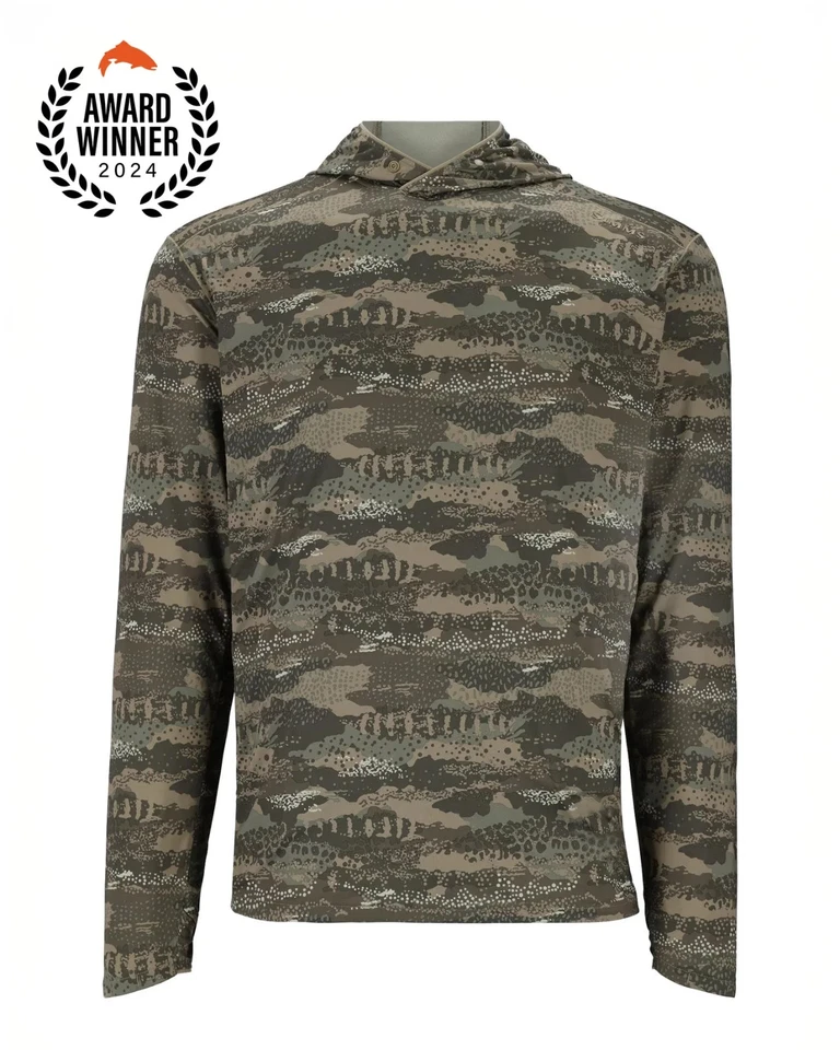 Simms Men's Bugstopper® SolarFlex Hoody Color:Shroud Loden Size XL - Image 1 of 1