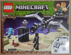 Manuel ONLY LEGO 21151 Minecraft The End Battle Instruction Manual - Picture 1 of 2