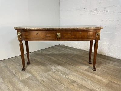 Mesa de servidor consola superior mármol colección Henredon Natchez Foto 1 de 4