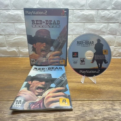 Red Dead Revolver (Sony PlayStation 2 PS2, 2004) CIB Tested Working Free Ship - Image 1 of 4