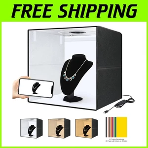 Portable Studio Kit 20" x 20" Photo Light Box CRI 90 - Picture 1 of 8