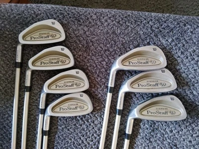 Damen Wilson Pro Staff WD Oversize Eisensatz 4-PW Graphit Linkshänder - Bild 1 von 4