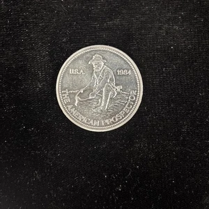 1985 Engelhard American Prospector 1oz .999 Silver Round - Picture 1 of 4