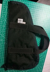 Revolver pistola pistola nylon nero morbido custodia Bagmaster - Foto 1 di 6