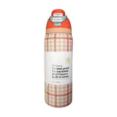 AS SHOWN Owala 32Oz "Gingham Getaway" FreeSip with Magnolia Hearth & Hand Limited Edition