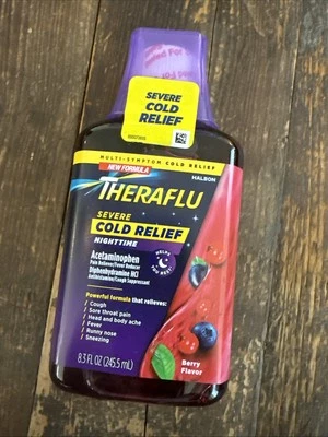 Severe Cold and Cough Relief Daytime Berry Syrup - 8.3 oz - EXP 08/2026 - Image 1 of 4