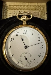 1912 E. Howard Keystone Pocket Watch Runs Perfectly Please Read - Picture 1 of 13