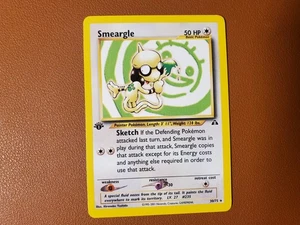Smeargle 30/75 Rare 1st Edition Non Holo Pokemon Card NM WOTC Rare - Picture 1 of 2