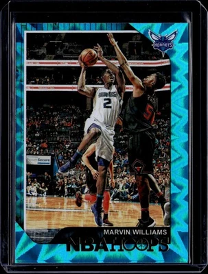 Marvin Williams 2018-19 Hoops #139 Teal Explosion Charlotte Hornets - Image 1 of 2
