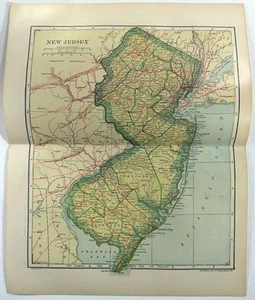 Indiana - Mappa originale datata 1910 di Dodd Mead & Company. Antico - Foto 1 di 3