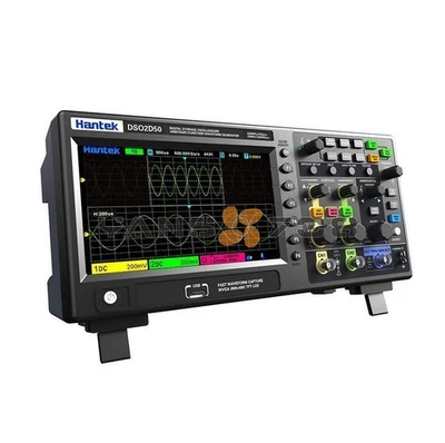 Hantek DSO2D50 2CH Digital Storage Oscilloscope Signal Generator 500Mhz 2GSa/s - Image 1 of 2