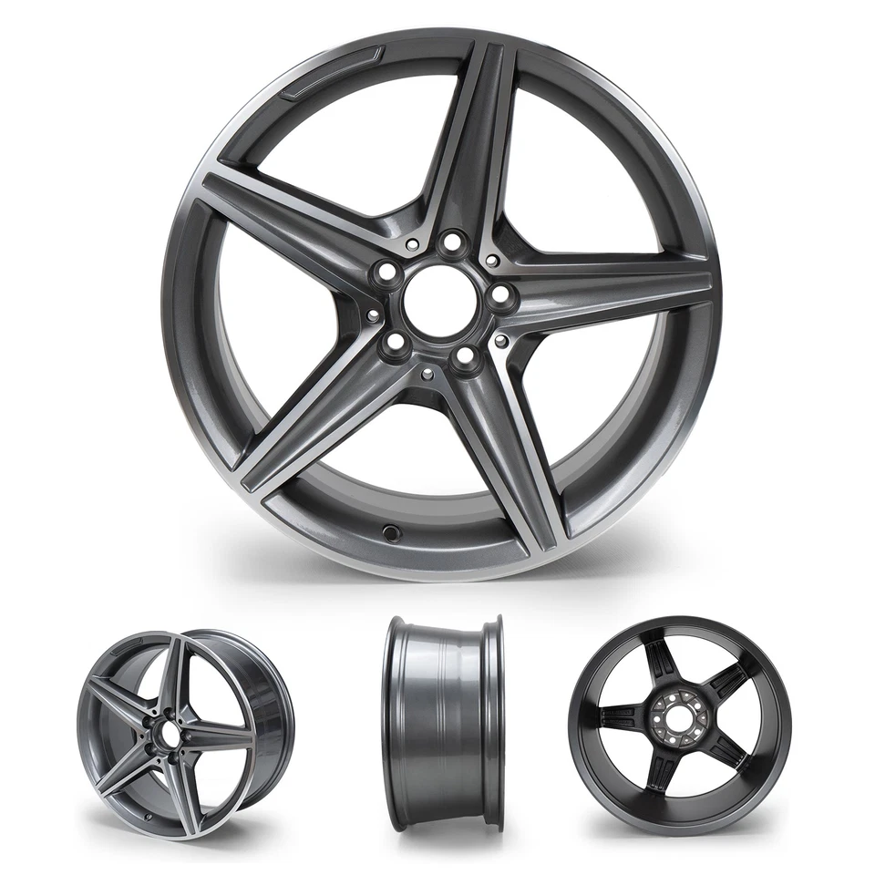 Llanta de repuesto de diseño OEM de 18" x 8,5"" para Mercedes-Benz CLA250 C250 C300 E300 Foto 1 de 4