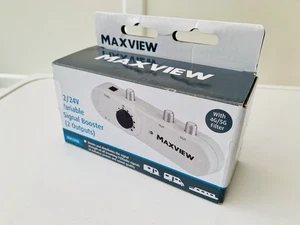 Maxview Variable Signal Booster VSB2/2 - 2 Outputs, 12/24V Caravan Motorhome NEW - Picture 1 of 9
