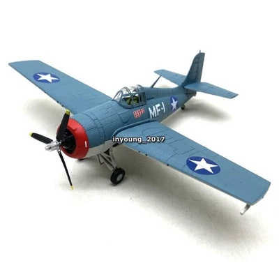 F4F Wildcat 1937 Grumman USA Fighter Model Diecast 1/72 Military Plane Model - Image 1 of 4