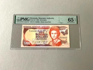 Bermuda 100 Dollars P-45 1996 PMG 65 EPQ - Bild 1 von 4