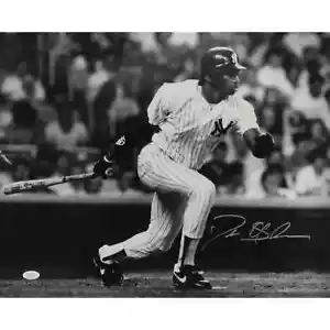 Foto firmada por Deion Sanders de los Yankees 16x20 (JSA de autenticidad) - Imagen 1 de 3