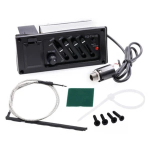 4-Band Acoustic Guitar Pickup Amplifier Tuner Preamp Equalizer EQ 7545R - Picture 1 of 8