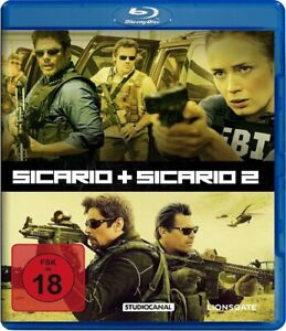 Sicario - Teil: 1 + 2: Soldado (2015/18)[Blu-ray/FSK 18/NEU/OVP]Benicio Del Toro