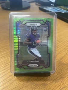 2023 Prizm Football Say Fiori Pulsar Verde Prizm # 307 RC - Foto 1 di 2