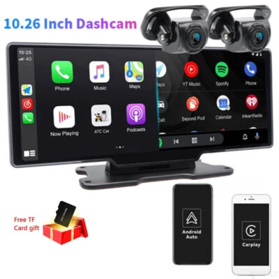 Wireless CarPlay Reversing Camera 2.5K 10.26" DVR Monitor for Truck Trailer RV - Image 1 of 4