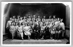RPPC Graduating Class Picture 1924 - 1949 Real Photo Postcard L9 - Picture 1 of 2
