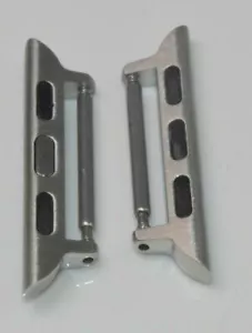 Apple Watch 38 mm/22 mm, connettore 1-3, braccialetti adattatore a ponte, argento - Foto 1 di 1