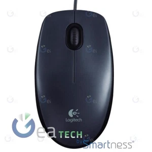 Logitech Maus M90 3 Buttons USB Verdrahtet 1000 Dpi Pir Farbe Optische Schwarz - Bild 1 von 1