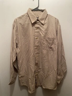 Edición Básica Beige Manga Larga Talla Mediana Abotonada Nuevo Con Etiquetas Nuevo Foto 1 de 4