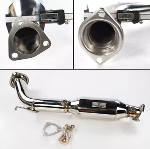 STAINLESS STEEL EXHAUST AFTER CAT DOWNPIPE FOR HONDA CIVIC 2.0 EP3 TYPE R - Picture 1 of 6