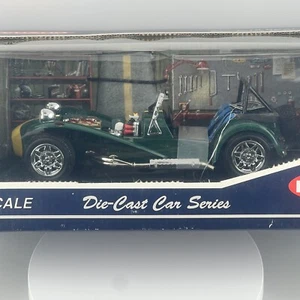 Kyosho 1/18 Druckguss Autoserie Caterham Super Seven gelbe Linie 7020GY neu selten - Bild 1 von 21