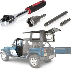 Juego de herramientas Torx para techo rígido y extracción de puerta para Jeep Wrangler JK JL 2007-2024 - Imagen 1 de 12