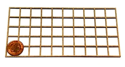 Dolls House Flower Trellis Natural Finish Wooden Garden 1:12 Scale SQ tumdee - Image 1 of 4