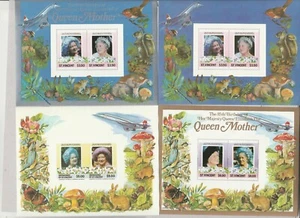 4 Blocks Queen Mom St.Vincent postfrisch 61 - Bild 1 von 5