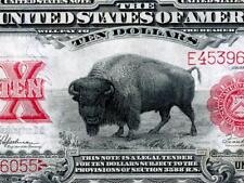 HGR SATURDAY 1901 $10 Legal Tender BISON ((Absolutely GORGEOUS)) VERY HIGH GRADE