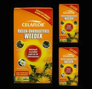 3 x Celaflor Rasen-Unkrautfrei Weedex 250 ml Rasenunkraut-Vernichter Konzentrat - Bild 1 von 2