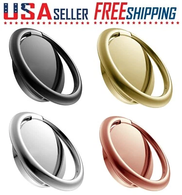 Cell Phone Ring Holder Universal 360° Metal Plate Hold Finger Stand 🔵 - Image 1 of 4