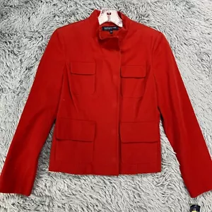 Jones New York Signature Jacket NWT Women's 4 Terracotta Orange Workwear Office - Picture 1 of 11
