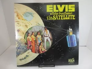 Elvis Presley Aloha From Hawaii Via Satell 2xLP Records Ultrasonic Clean Quad NM - Picture 1 of 13