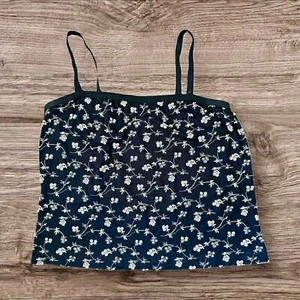 Tank Esprit de Corps Größe L weiß Blumen blau - Bild 1 von 4