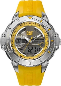 Orologio uomo CAT MA15527137 Anadigit cinturino gomma giallo - Foto 1 di 2