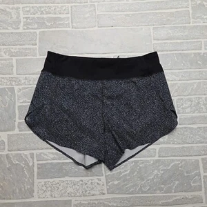 Athleta Run For It 3" Shorts Womens Medium Lined Running Zip Pocket Athletic - Picture 1 of 7
