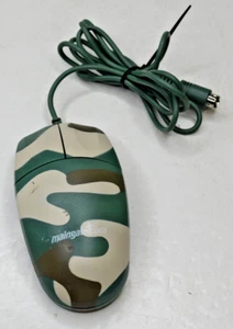 VINTAGE Maingate.com GH1085 KQ2/7010. RATÓN ORDENADOR CAMUFLAJE 2 BOTONES CABLEADO - Imagen 1 de 5