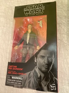 Figura de acción Hasbro Star Wars The Black Series Capitán Poe Dameron - Imagen 1 de 2