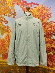 Derby Country Football Club grey Umbro lightweight Jacket. UK men's size XL - Picture 1 of 12